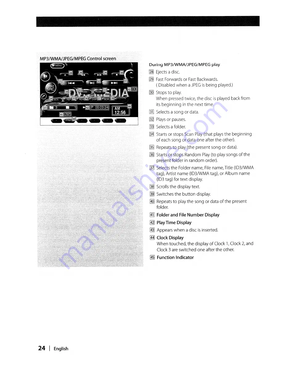 Kenwood DDX8017 - Excelon - DVD Player Instruction Manual Download Page 24