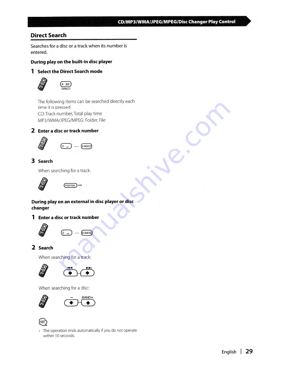 Kenwood DDX8017 - Excelon - DVD Player Instruction Manual Download Page 29