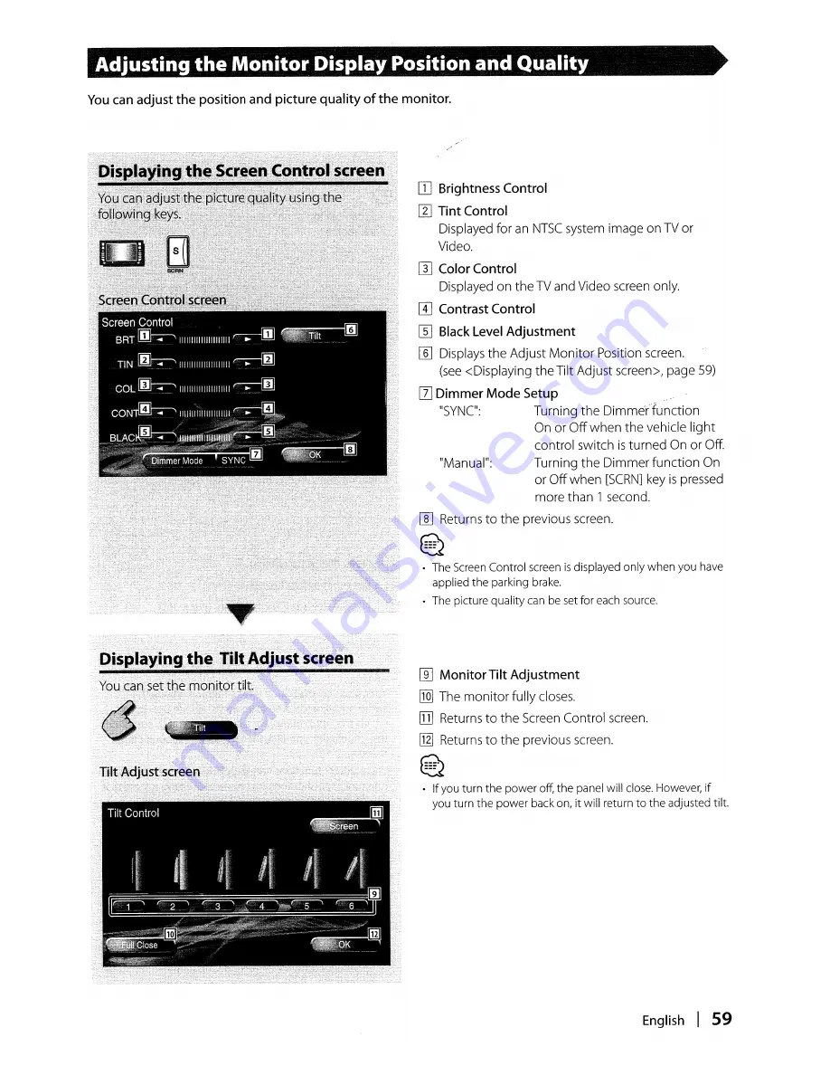 Kenwood DDX8017 - Excelon - DVD Player Скачать руководство пользователя страница 59