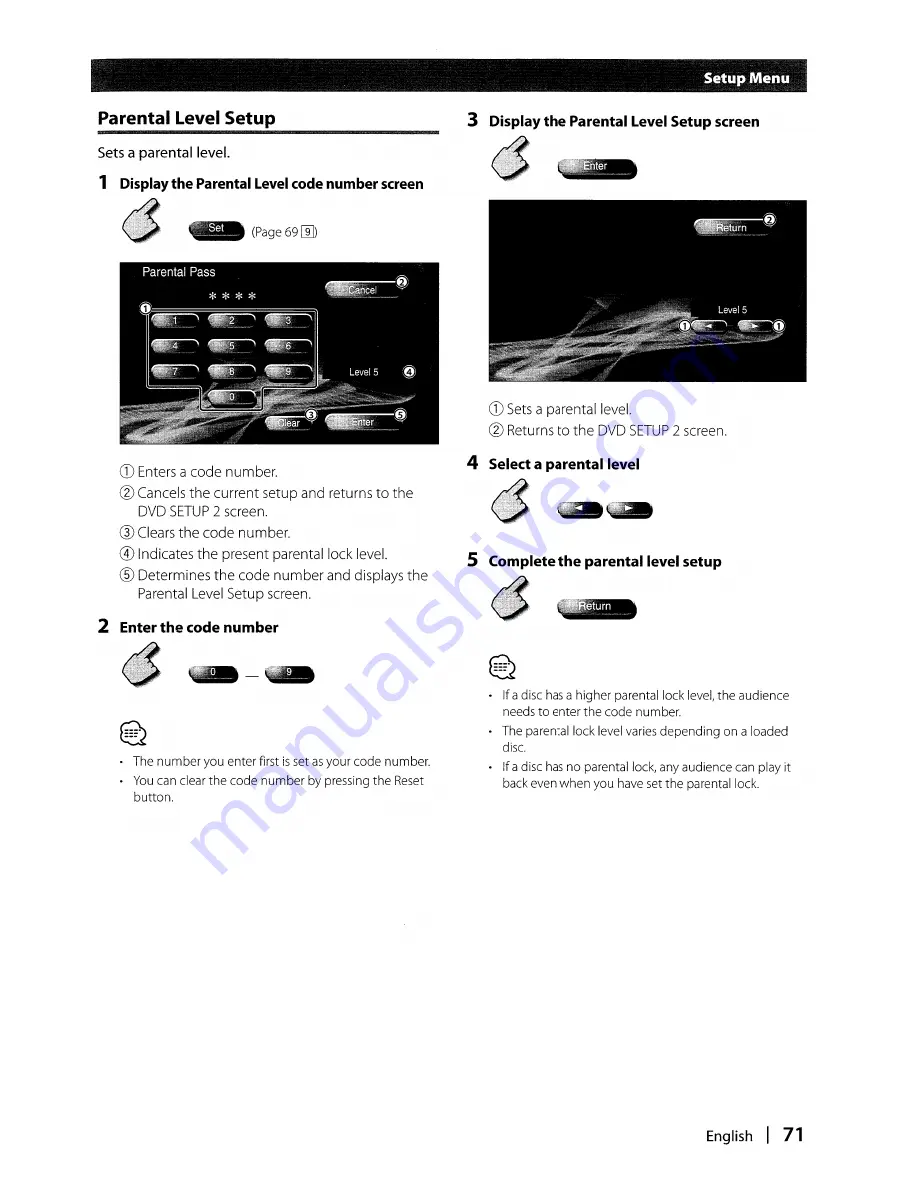 Kenwood DDX8017 - Excelon - DVD Player Instruction Manual Download Page 71