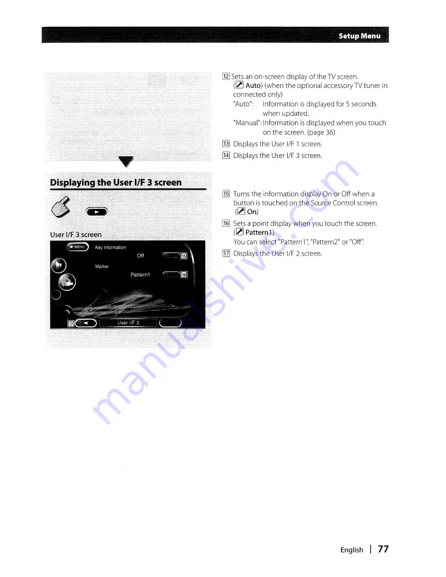 Kenwood DDX8017 - Excelon - DVD Player Instruction Manual Download Page 77