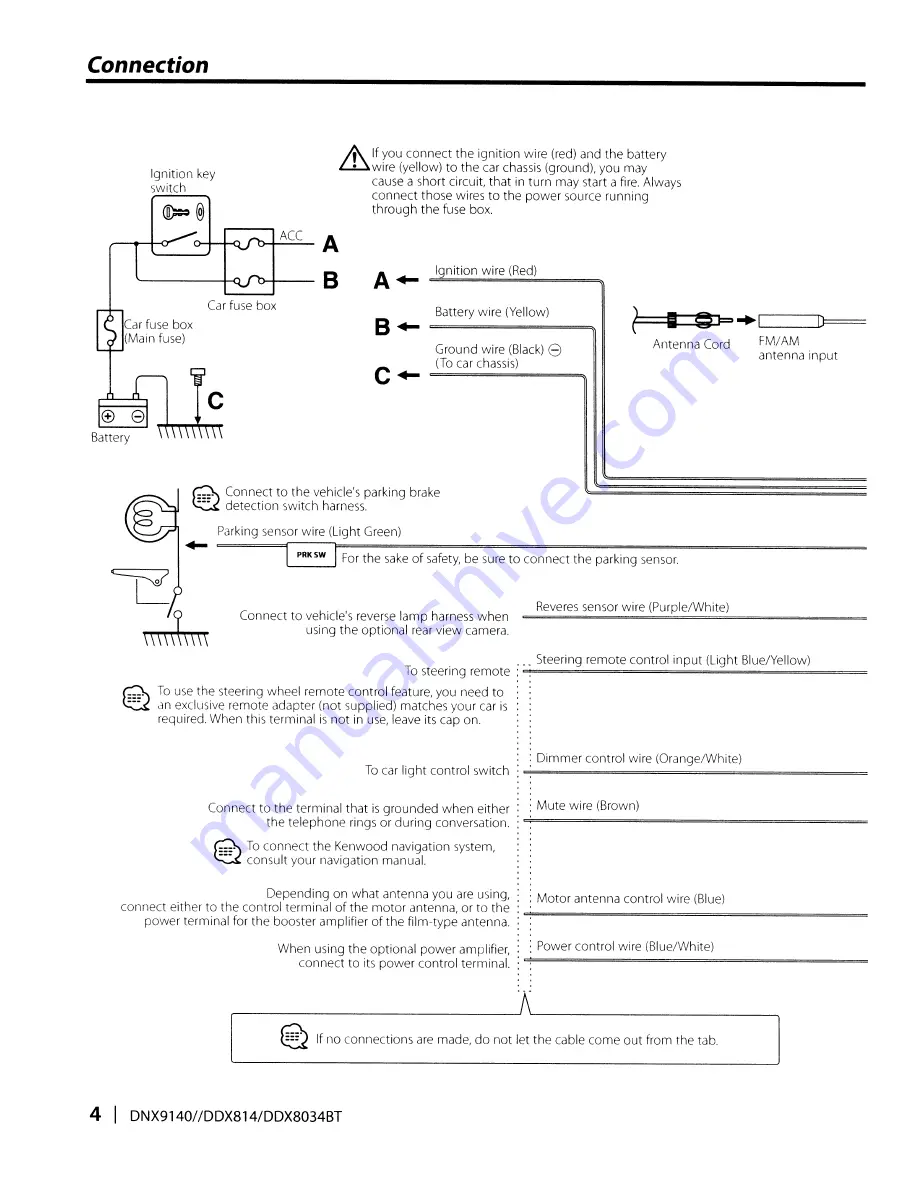 Kenwood DDX8034BT Instruction Manual Download Page 112