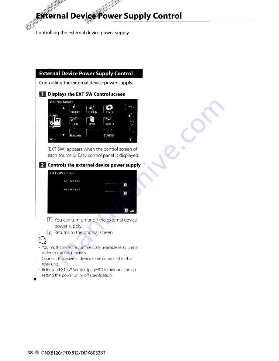 Kenwood DDX812 - Excelon - DVD Player Instruction Manual Download Page 48