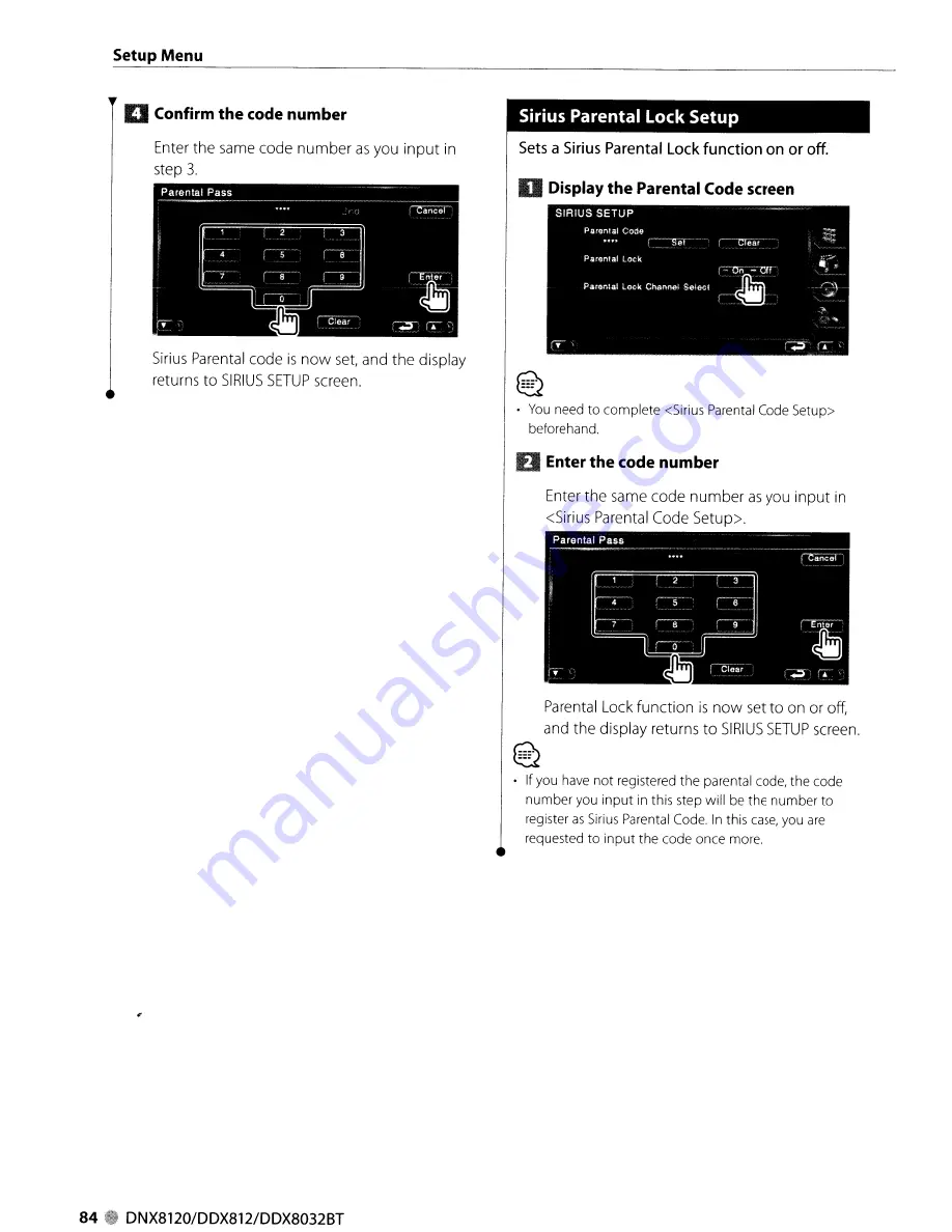 Kenwood DDX812 - Excelon - DVD Player Instruction Manual Download Page 84