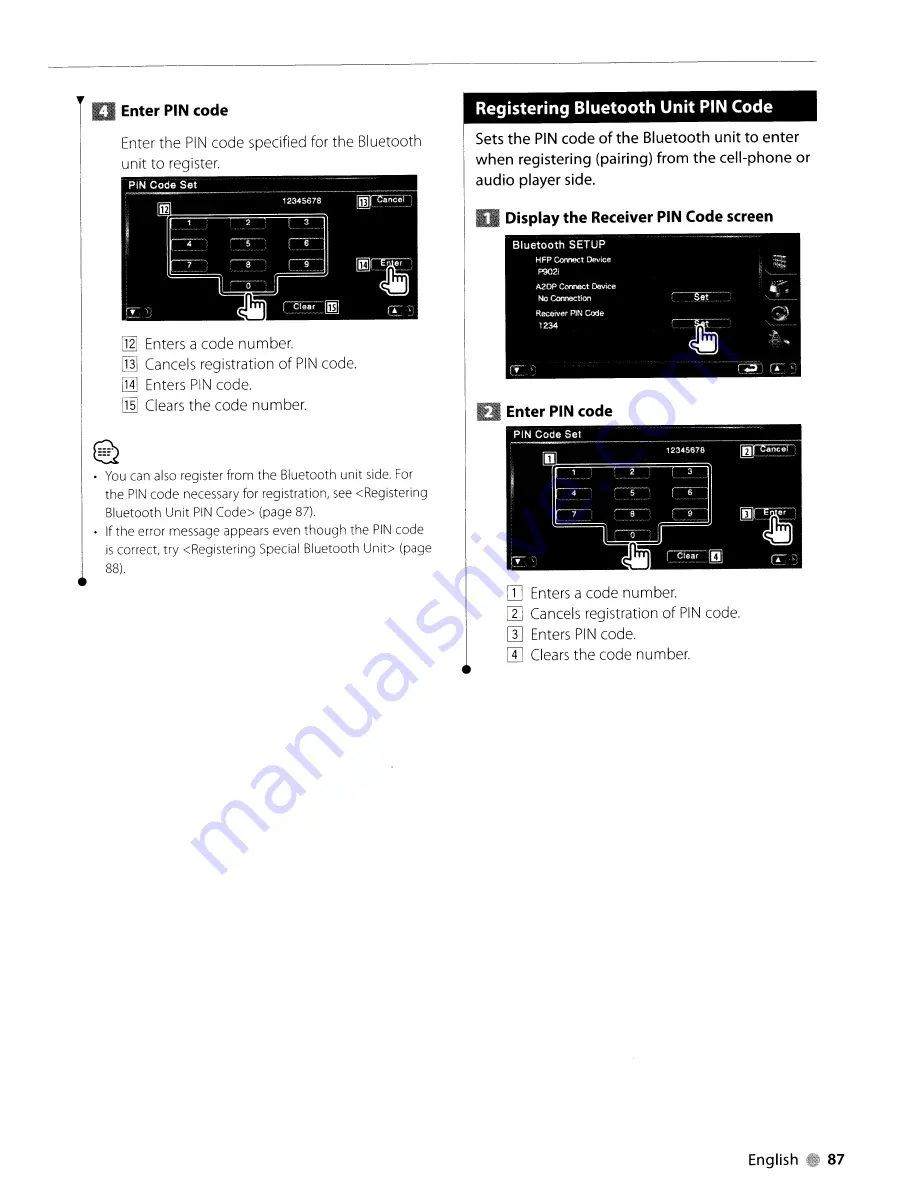 Kenwood DDX812 - Excelon - DVD Player Instruction Manual Download Page 87