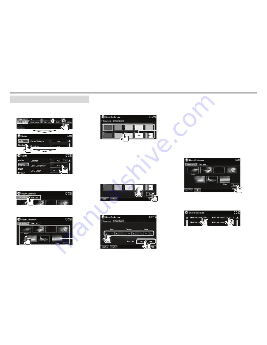 Kenwood DDX9702S Instruction Manual Download Page 58