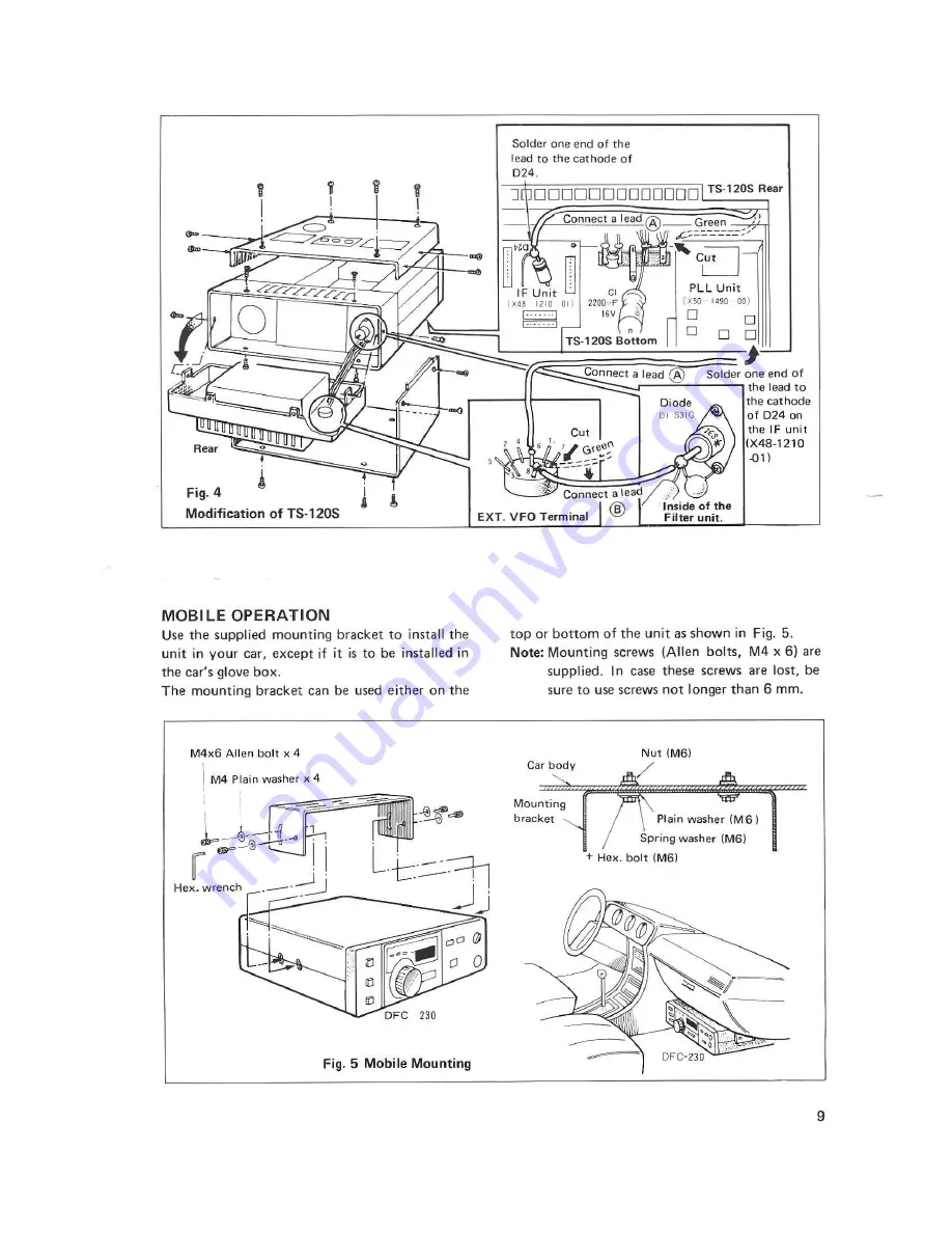 Kenwood DFC-230 Instruction Manual Download Page 9