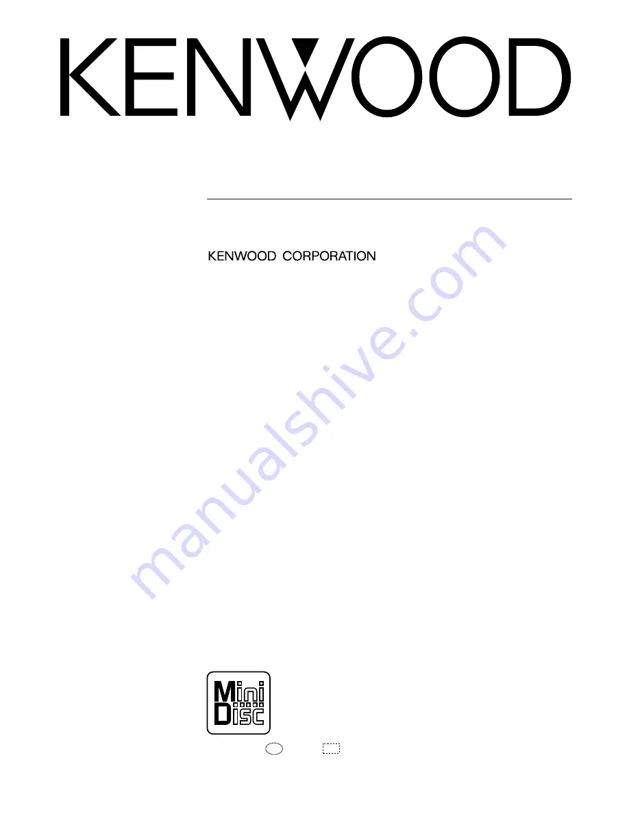 Kenwood DM-5090 Instruction Manual Download Page 1