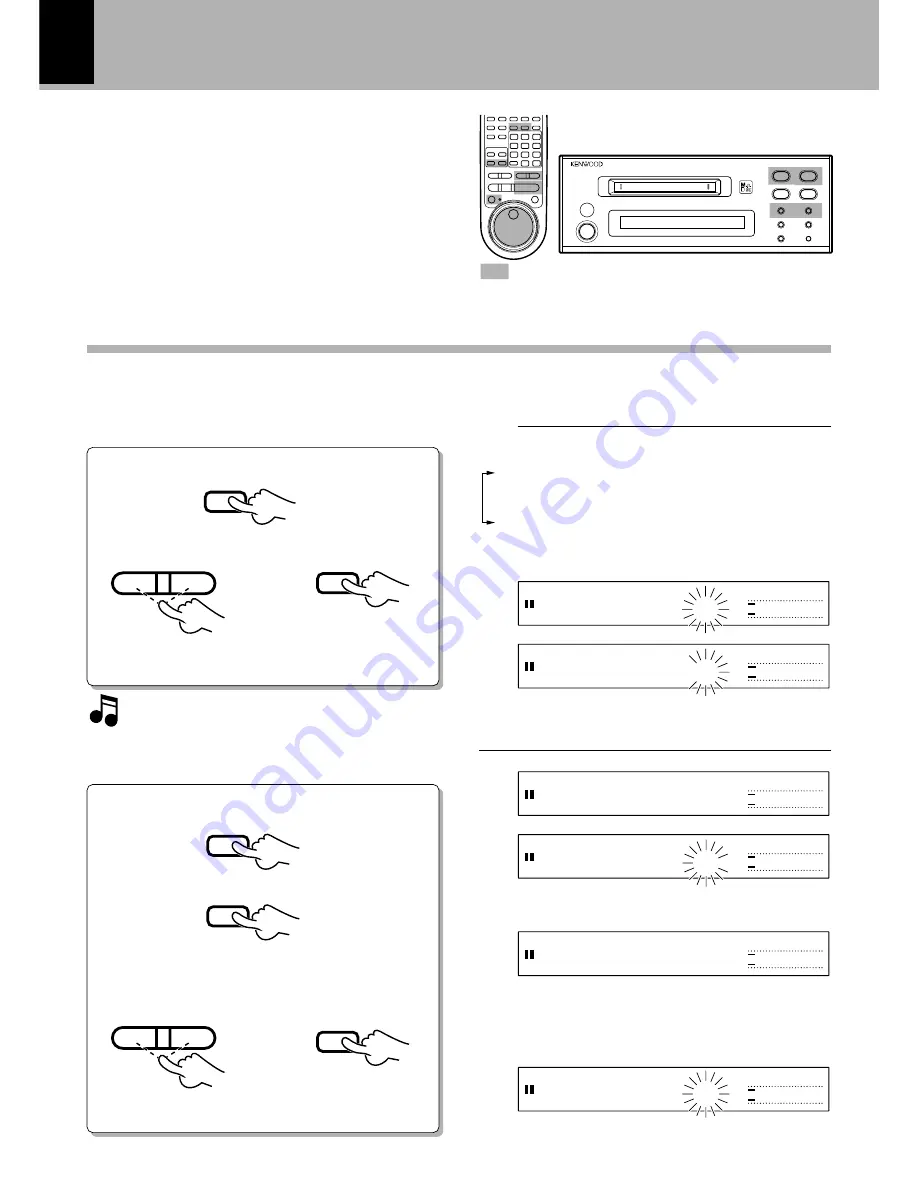 Kenwood DM-SE9 Instruction Manual Download Page 36