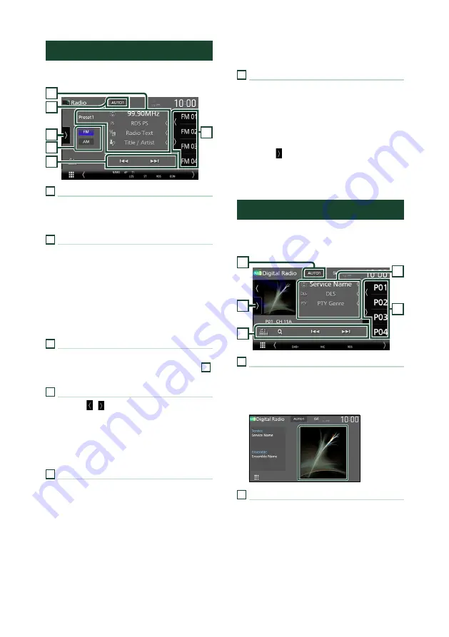 Kenwood DMX8021DABS Quick Start Manual Download Page 8