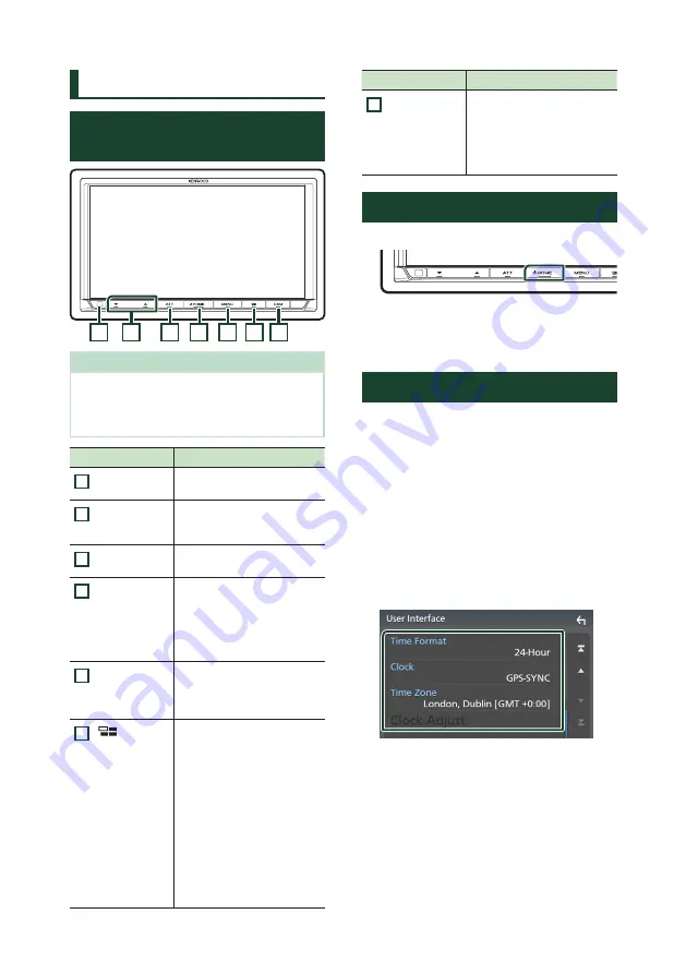 Kenwood DMX8021DABS Quick Start Manual Download Page 70