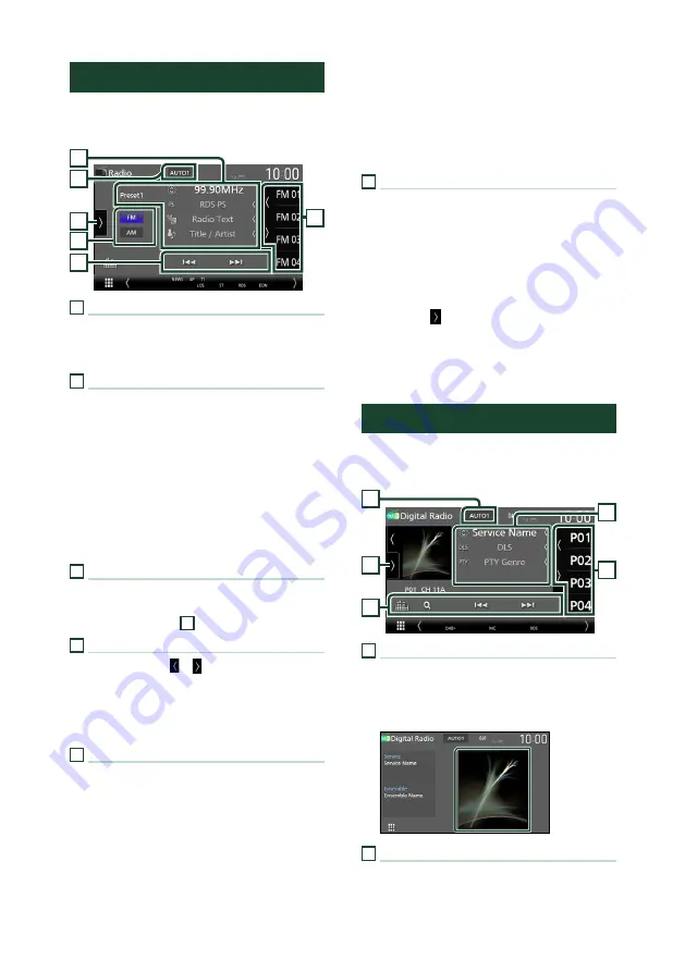 Kenwood DMX8021DABS Quick Start Manual Download Page 72