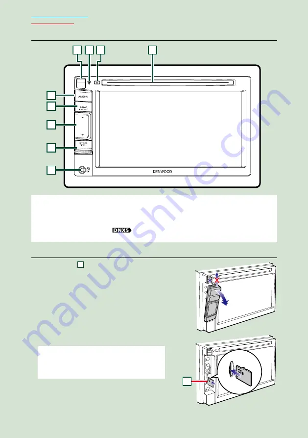 Kenwood DNX4230BT Скачать руководство пользователя страница 9