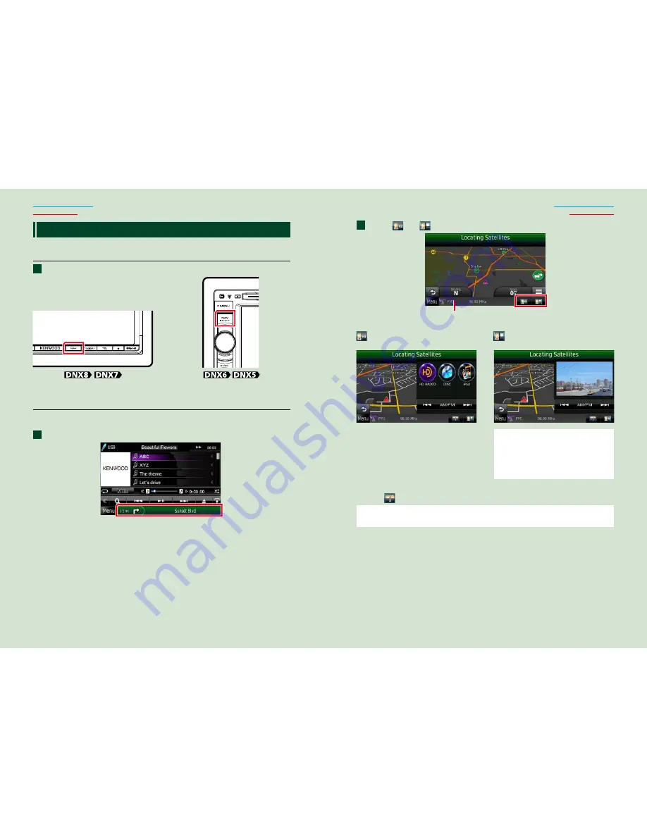 Kenwood DNX5080EX Quick Start Manual Download Page 42