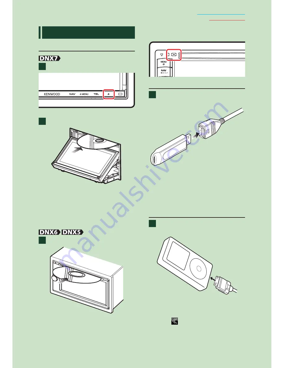 Kenwood DNX5180 Quick Start Manual Download Page 46