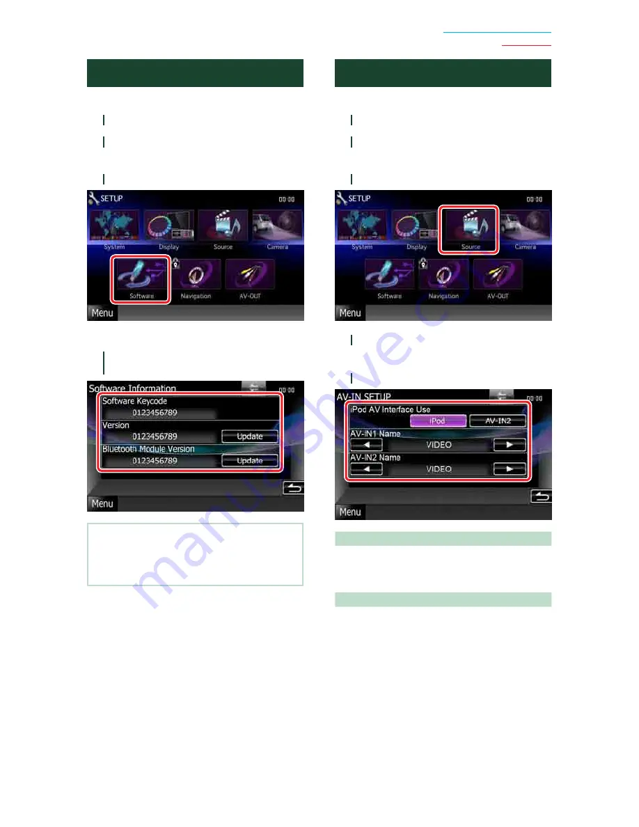 Kenwood DNX5180 Quick Start Manual Download Page 112