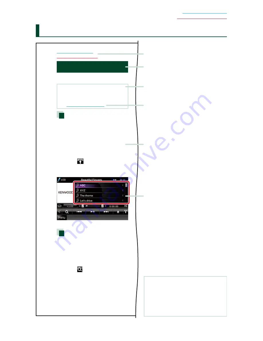 Kenwood DNX5710BT Quick Start Manual Download Page 36