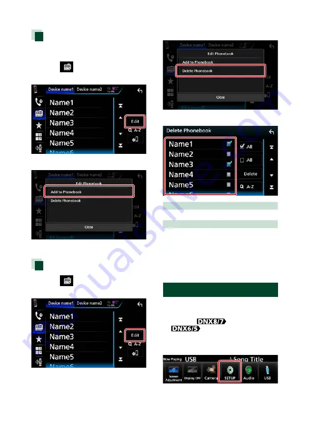 Kenwood DNX573S Quick Start Manual Download Page 113