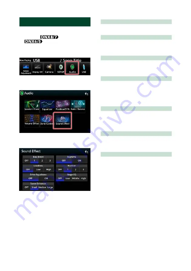 Kenwood DNX573S Quick Start Manual Download Page 134