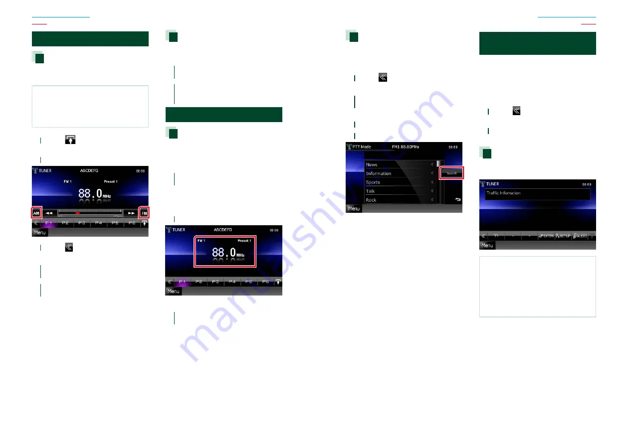 Kenwood DNX649VBT Instruction Manual Download Page 22