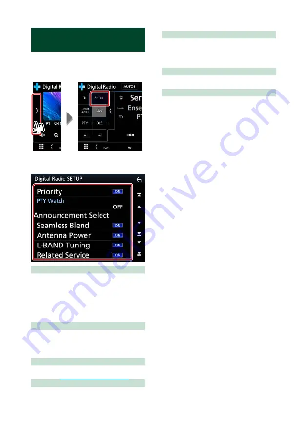 Kenwood DNX8160DABS Instruction Manual Download Page 57