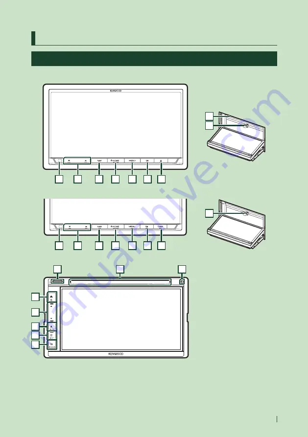 Kenwood DNX996XR Instruction Manual Download Page 7