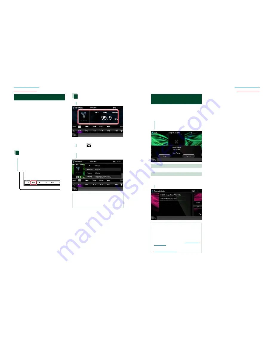 Kenwood DNX9990HD Quick Start Manual Download Page 61