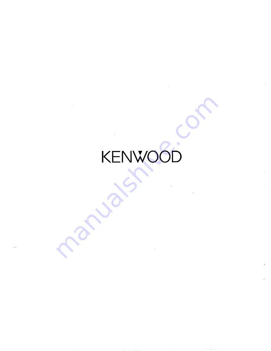 Kenwood DP-1050 Скачать руководство пользователя страница 20