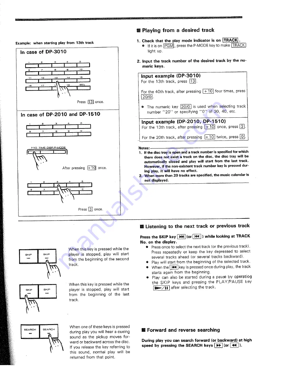 Kenwood DP-1510 Instruction Manual Download Page 13