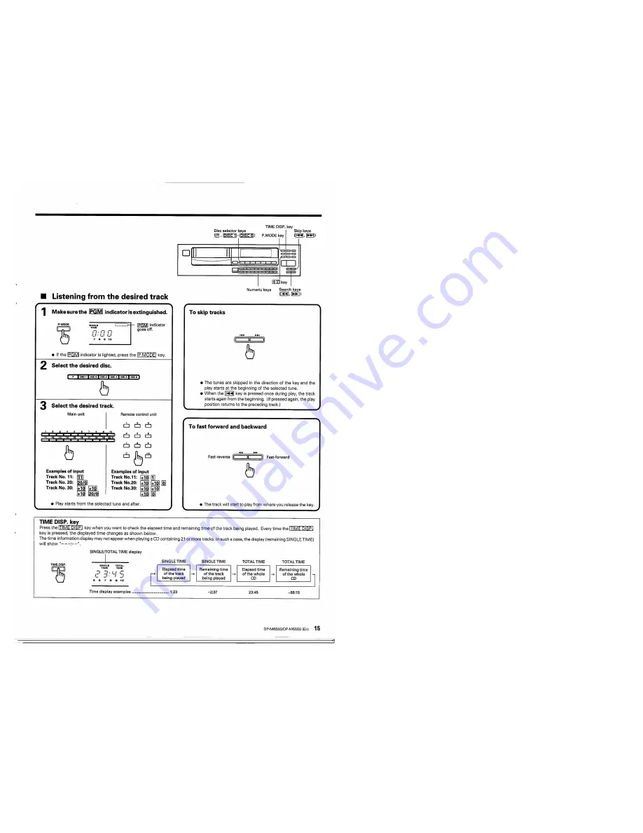 Kenwood DP-M5550 Instruction Manual Download Page 15