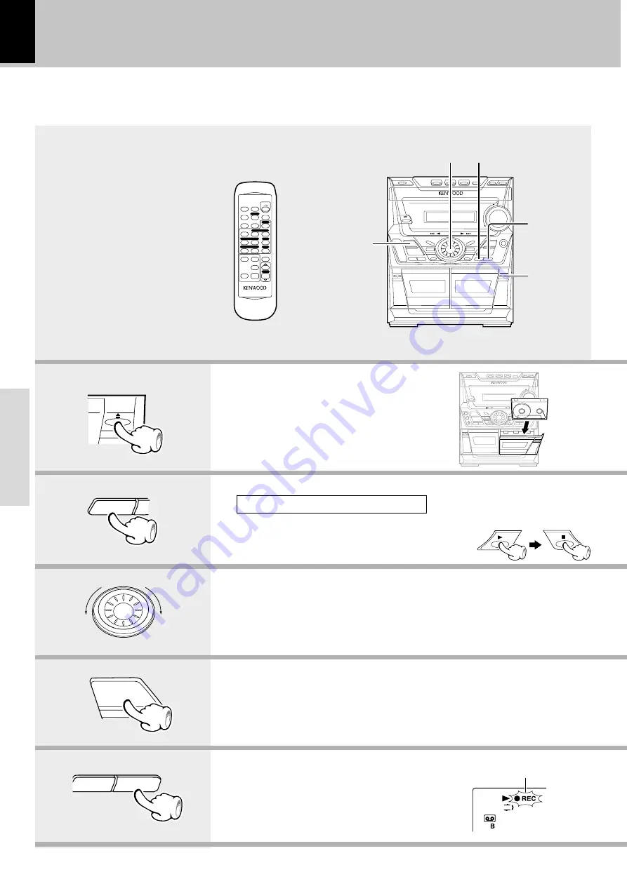 Kenwood DPX-302 Instruction Manual Download Page 26