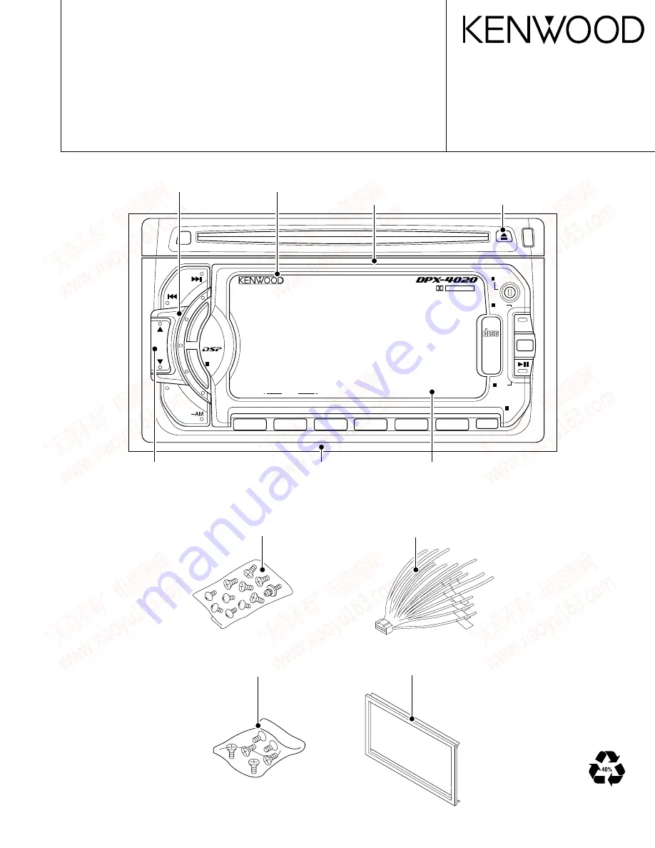 Kenwood DPX-4020 Service Manual Download Page 2