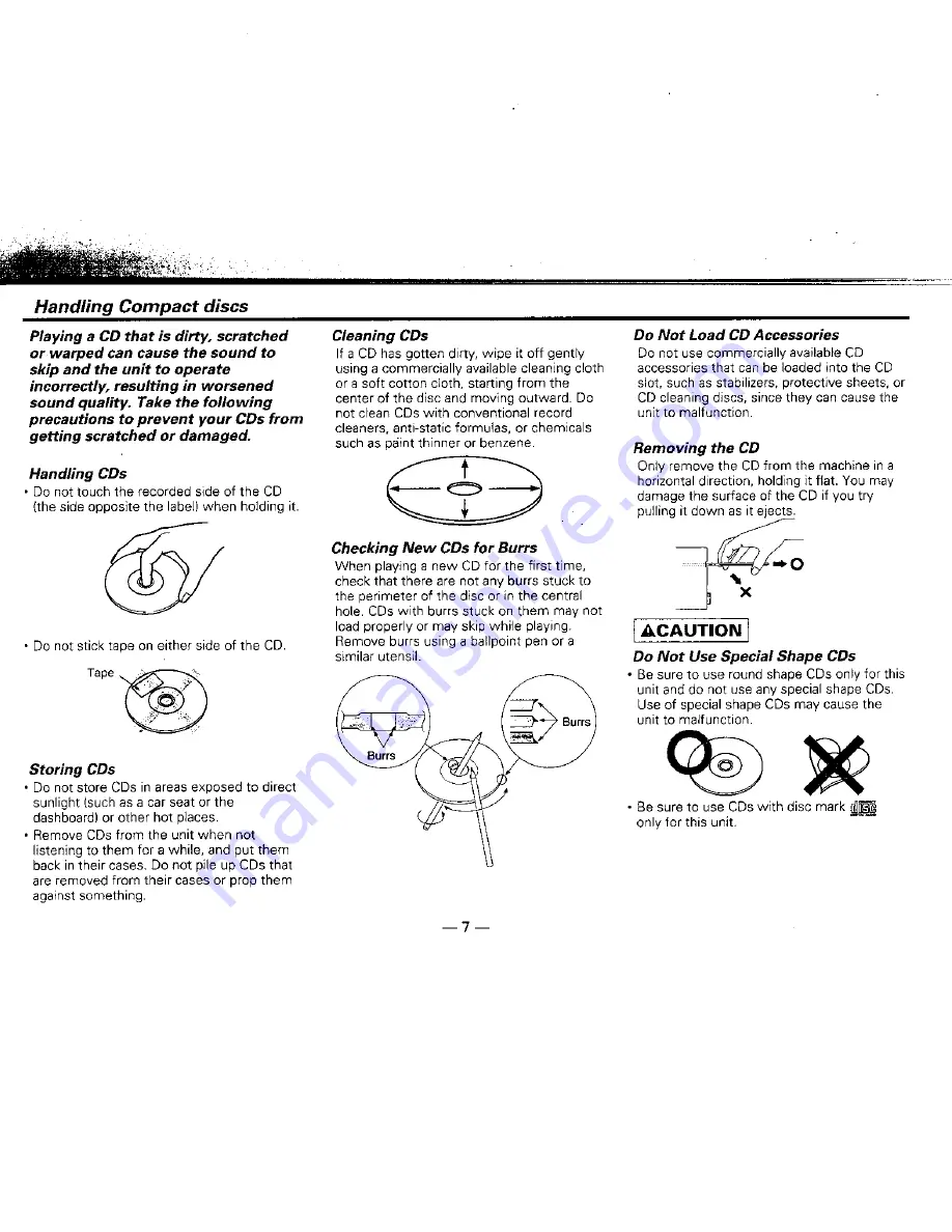 Kenwood DPX-440 Instruction Manual Download Page 7