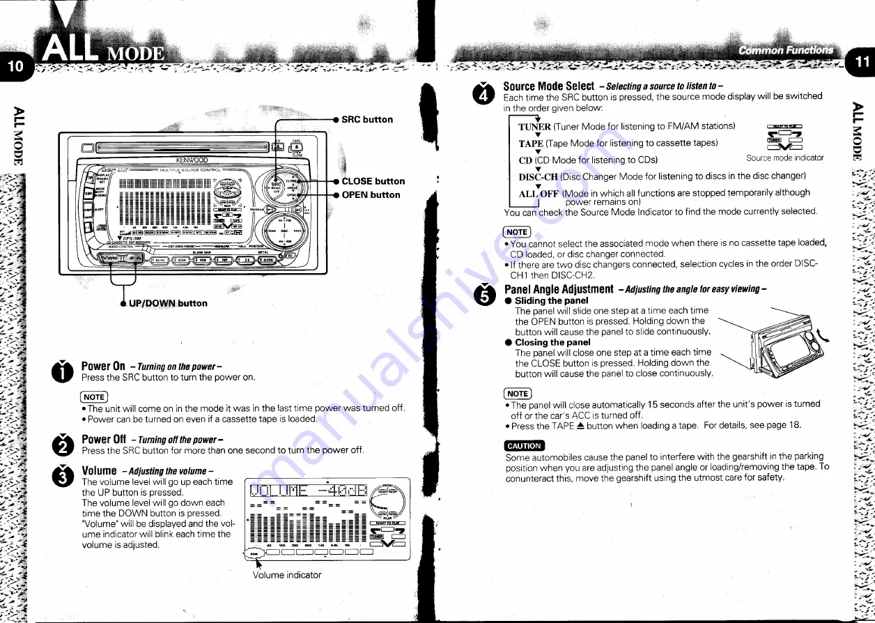 Kenwood DPX-500 Instruction Manual Download Page 6