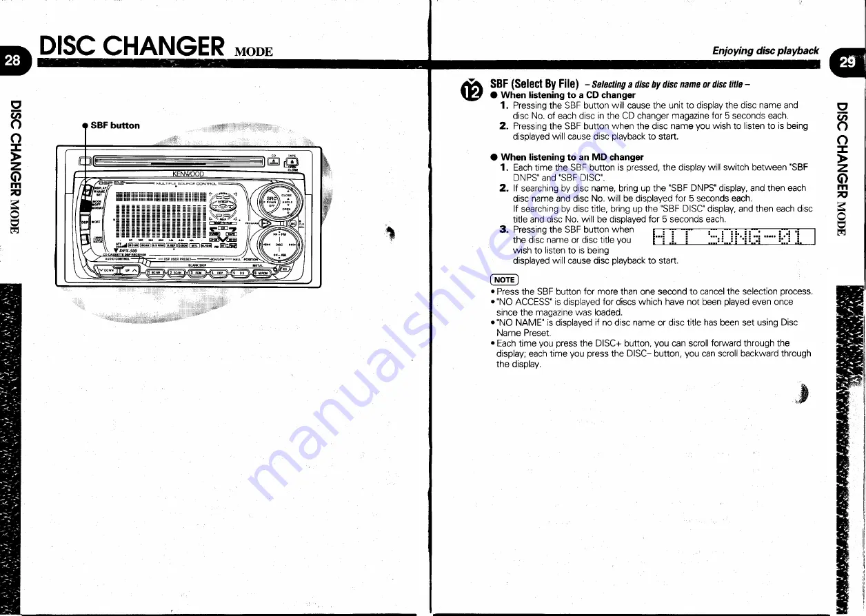 Kenwood DPX-500 Instruction Manual Download Page 15