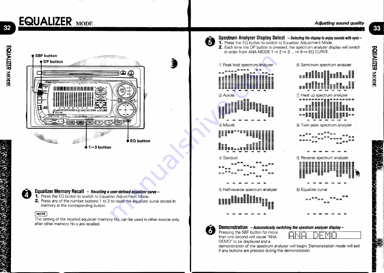 Kenwood DPX-500 Instruction Manual Download Page 17