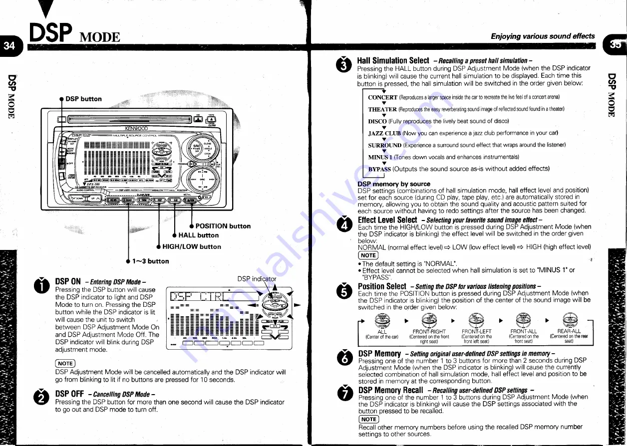 Kenwood DPX-500 Instruction Manual Download Page 18