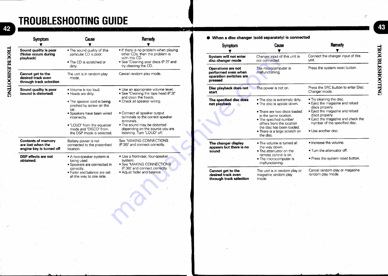 Kenwood DPX-500 Instruction Manual Download Page 22