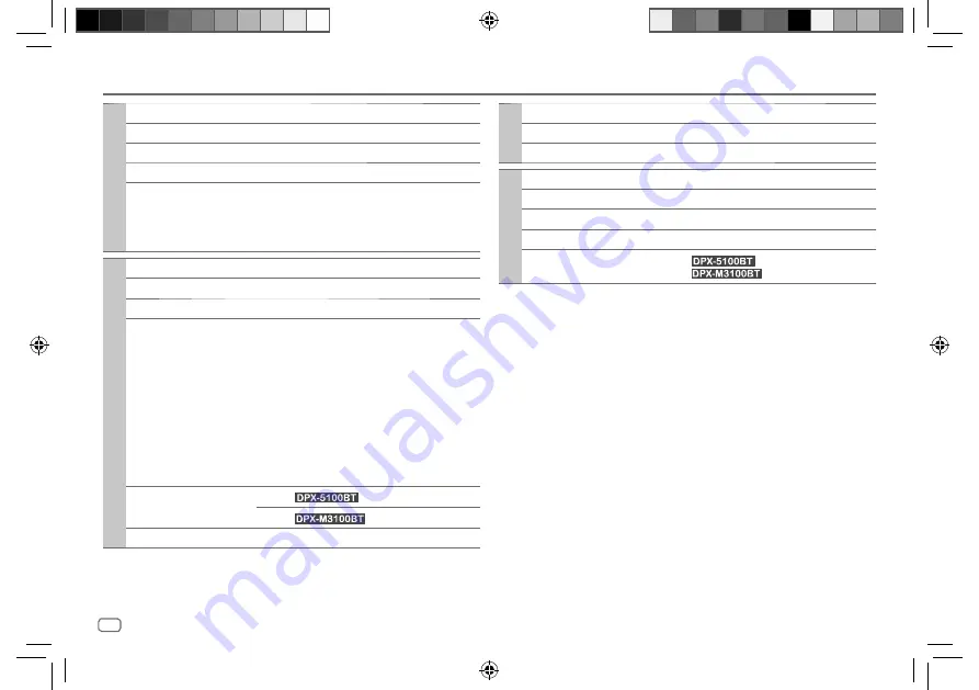 Kenwood DPX-5100BT Instruction Manual Download Page 68