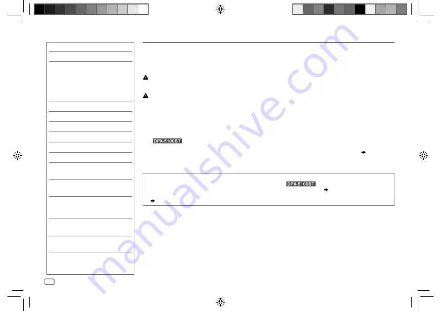 Kenwood DPX-5100BT Instruction Manual Download Page 74