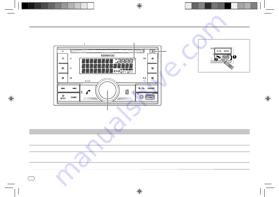 Kenwood DPX-5300BT Скачать руководство пользователя страница 8