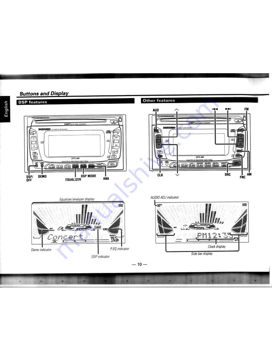 Kenwood DPX-600 Instruction Manual Download Page 10