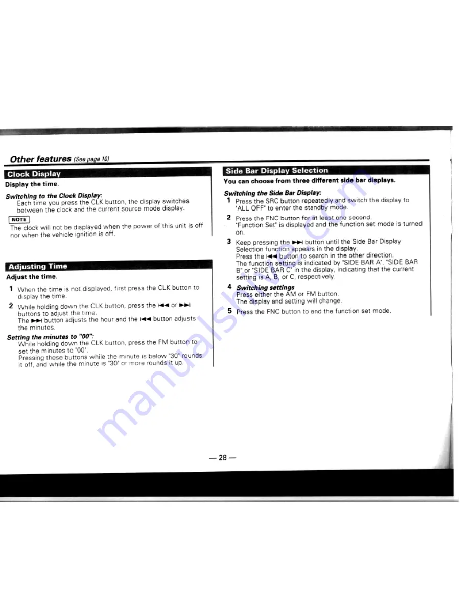 Kenwood DPX-600 Instruction Manual Download Page 28