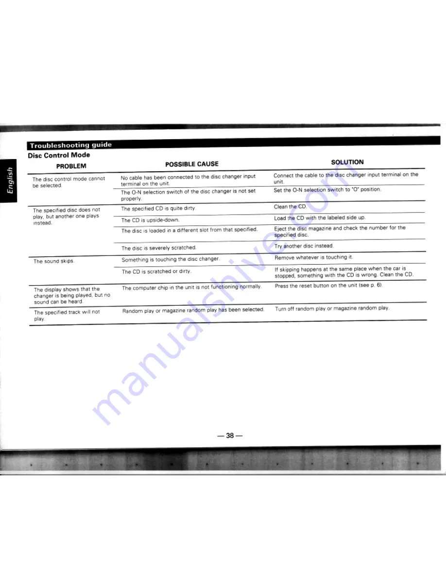 Kenwood DPX-600 Instruction Manual Download Page 38