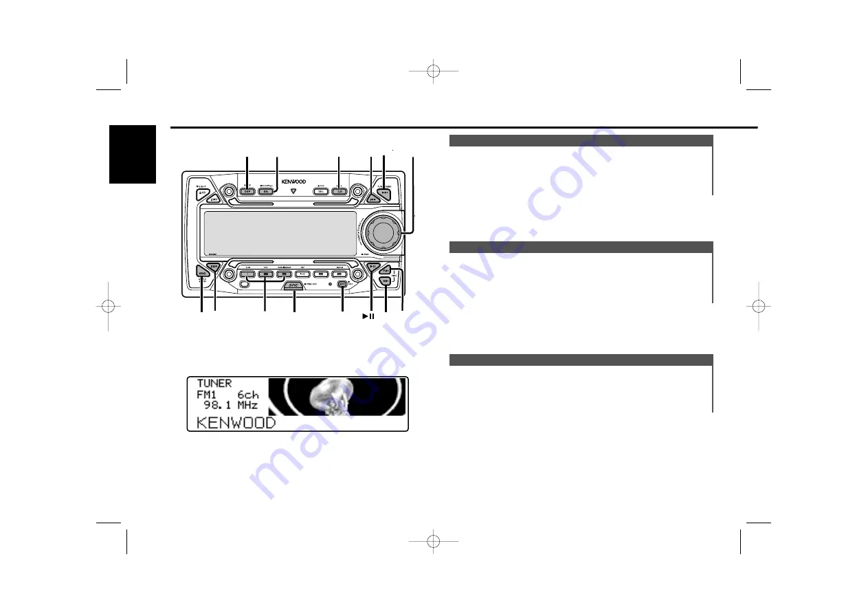 Kenwood DPX-8030MD Скачать руководство пользователя страница 10