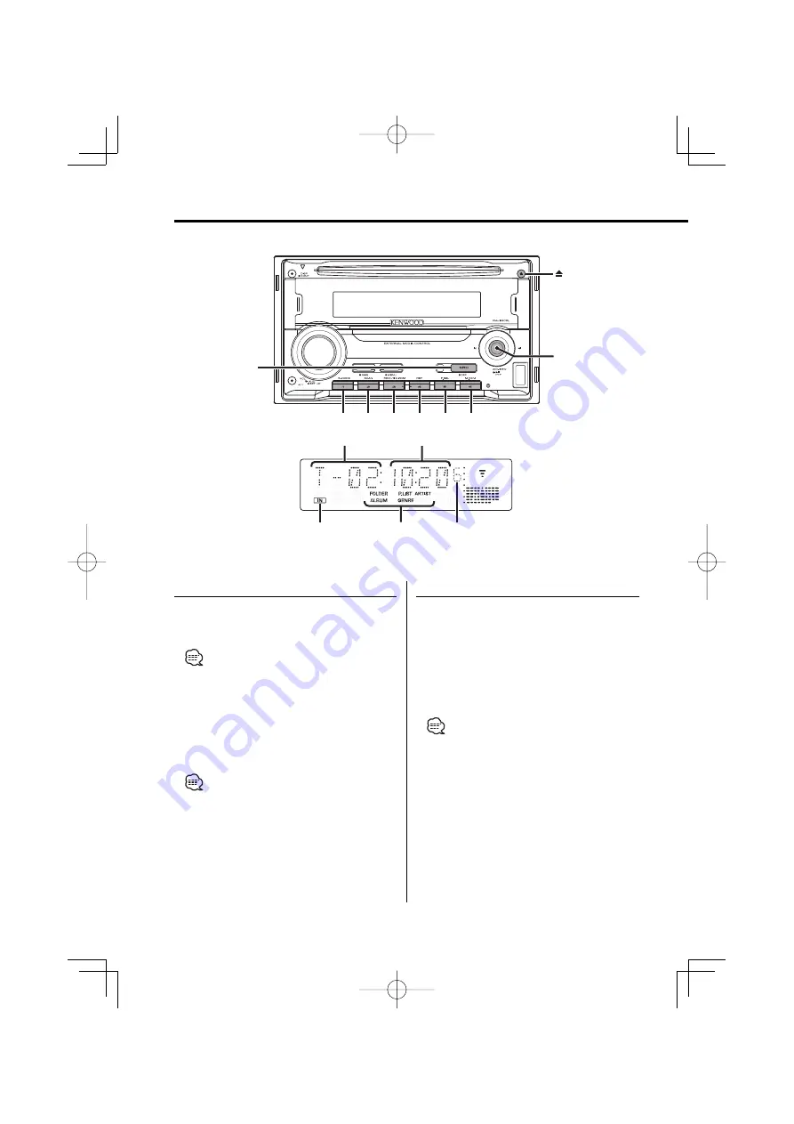 Kenwood DPX-MP2090U Instruction Manual Download Page 18