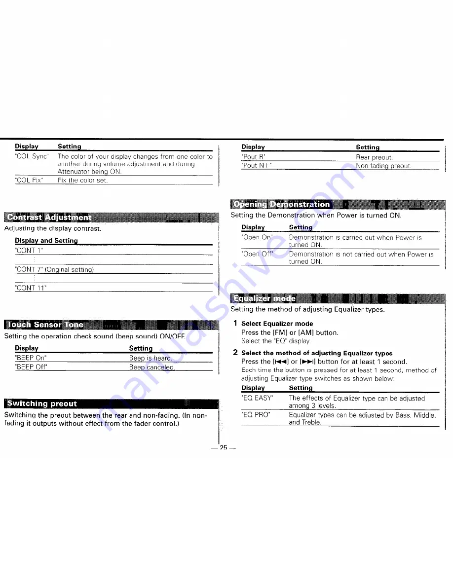 Kenwood DPX-MP4030 Instruction Manual Download Page 25