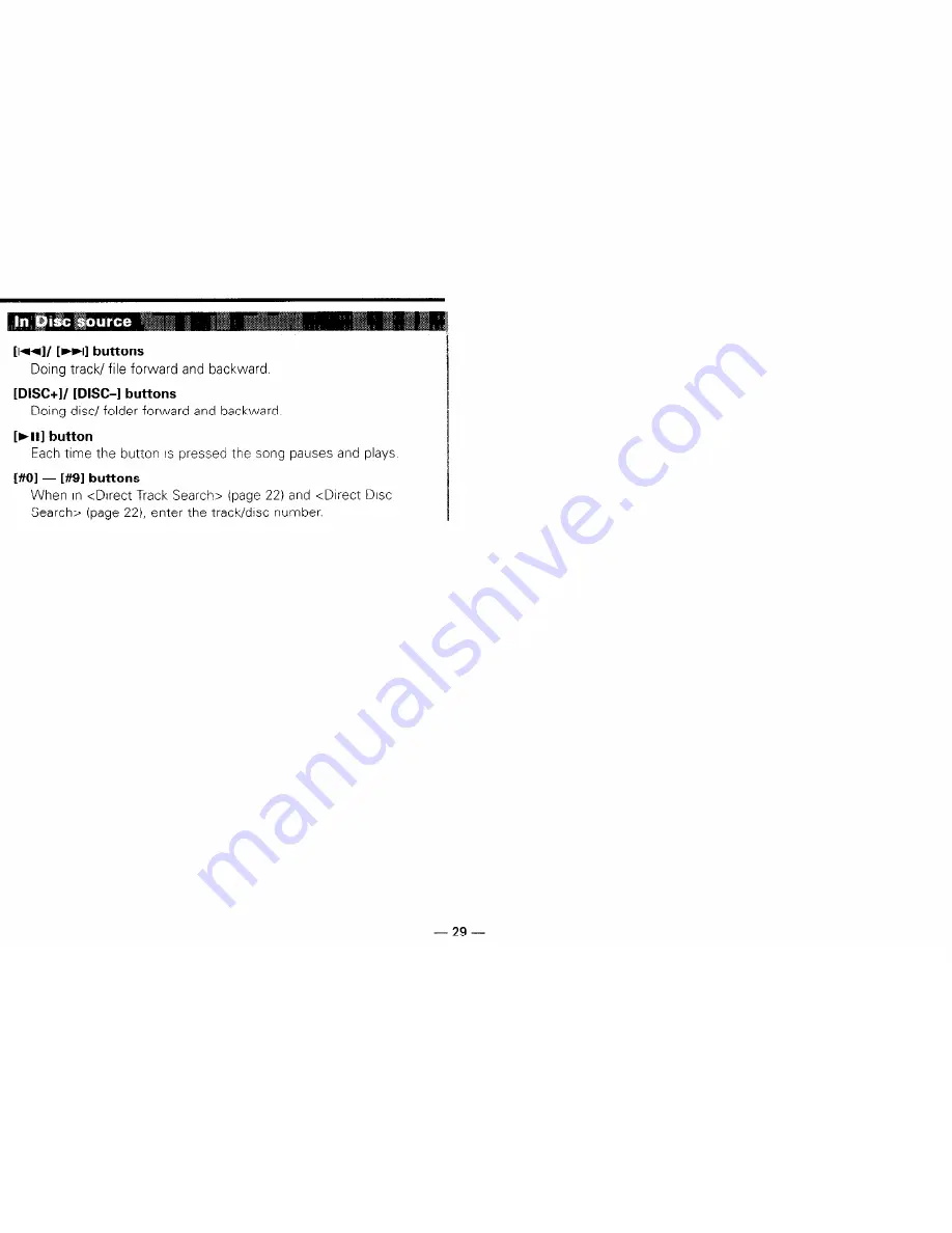 Kenwood DPX-MP4030 Instruction Manual Download Page 29