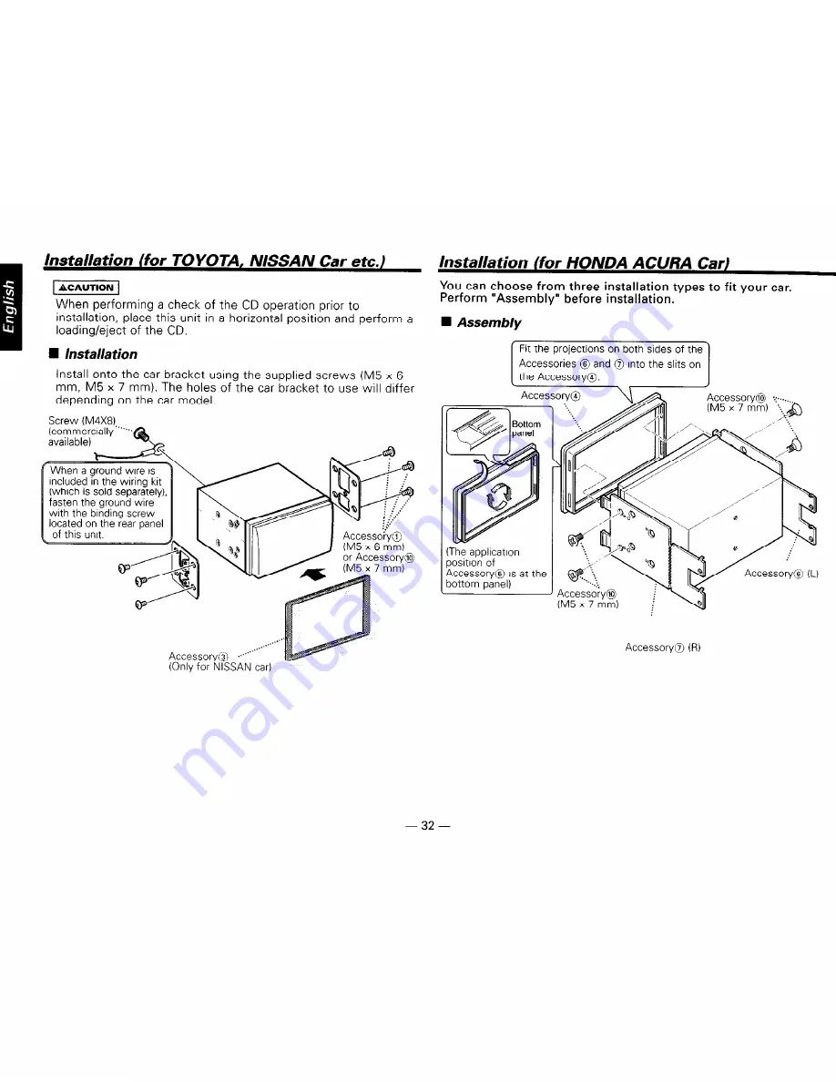 Kenwood DPX-MP4030 Instruction Manual Download Page 32