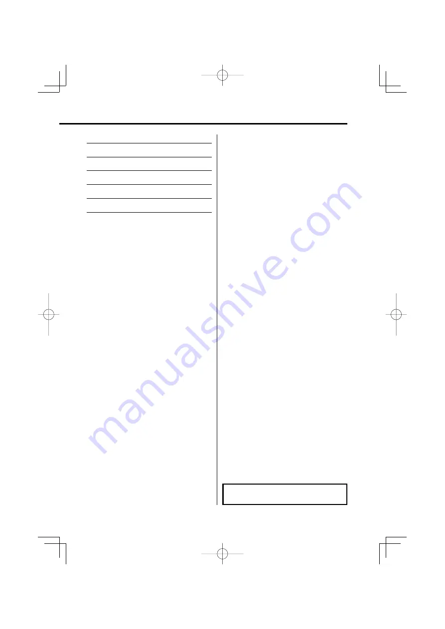 Kenwood DPX-MP7090U Instruction Manual Download Page 3